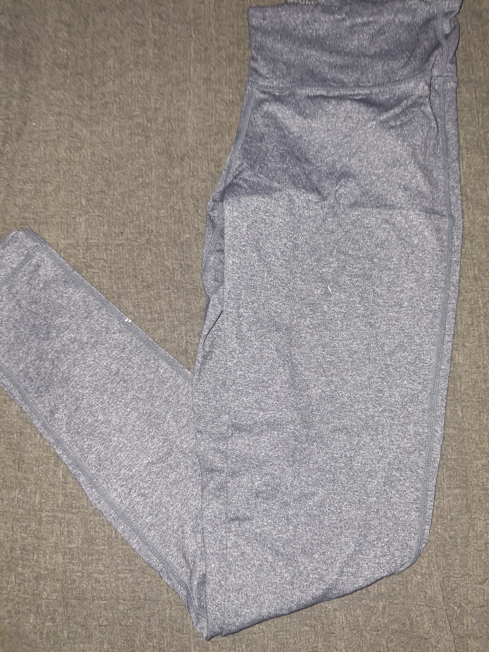 90 Degree By Reflex Heather Gray High-Waist Leggings